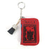 Dracula miniature book-shaped vinyl coin purse and bag charm inspired by Bram Stoker&