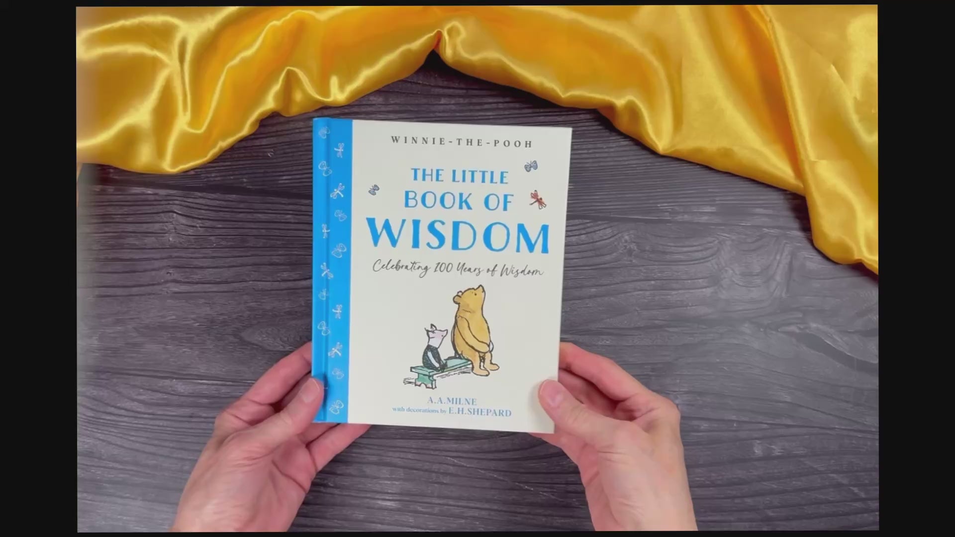 Video preview of Winnie-the-Pooh: The Little Book of Wisdom, a hardcover collection of humorous quotations and advice from A. A. Milne's classic Pooh stories.