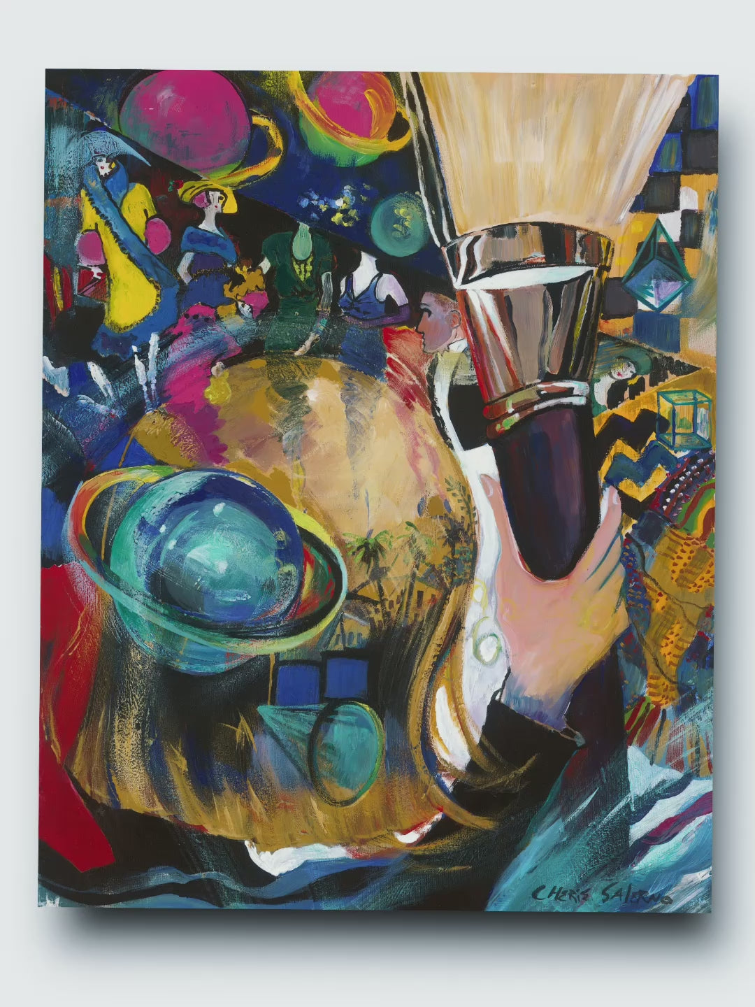 THE PAINTER - Inspirational Artist Giclée Print | Abstract Color Portrait for Creatives &amp; Art Collectors