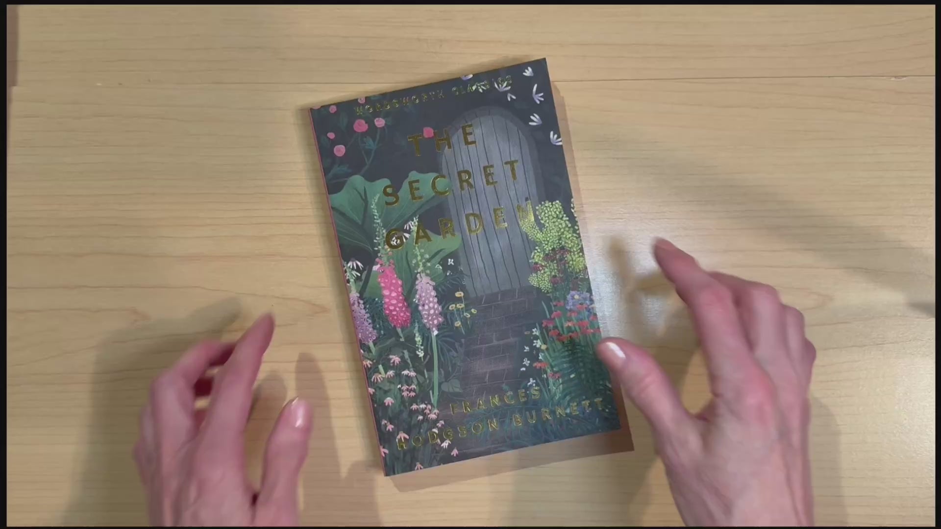 StoryGiftStudio™ video showing The Secret Garden by Frances Hodgson Burnett in the Wordsworth Classics paperback edition.